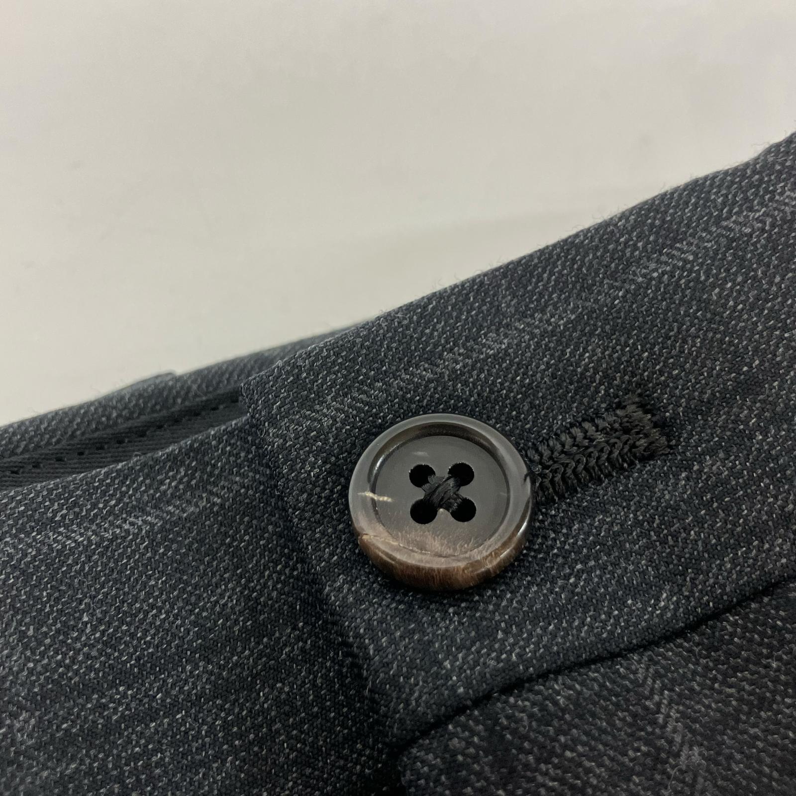 POLO RALPH LAUREN Gray Wool Glen Check Straight Pants Bottoms 34