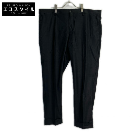 POLO RALPH LAUREN ポロ ラルフローレン ｸﾞﾚｰ ｳｰﾙ ｽﾄﾗｲﾌﾟ ｽﾄﾚｰﾄﾊﾟﾝﾂ ボトムス 34