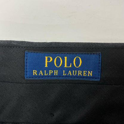 POLO RALPH LAUREN ポロ ラルフローレン ｸﾞﾚｰ ｳｰﾙ ｽﾄﾗｲﾌﾟ ｽﾄﾚｰﾄﾊﾟﾝﾂ ボトムス 34