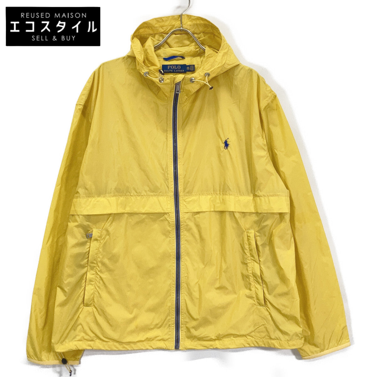 POLO RALPH LAUREN ポロ ラルフローレン イエロー ナイロン パーカー ジャケット
