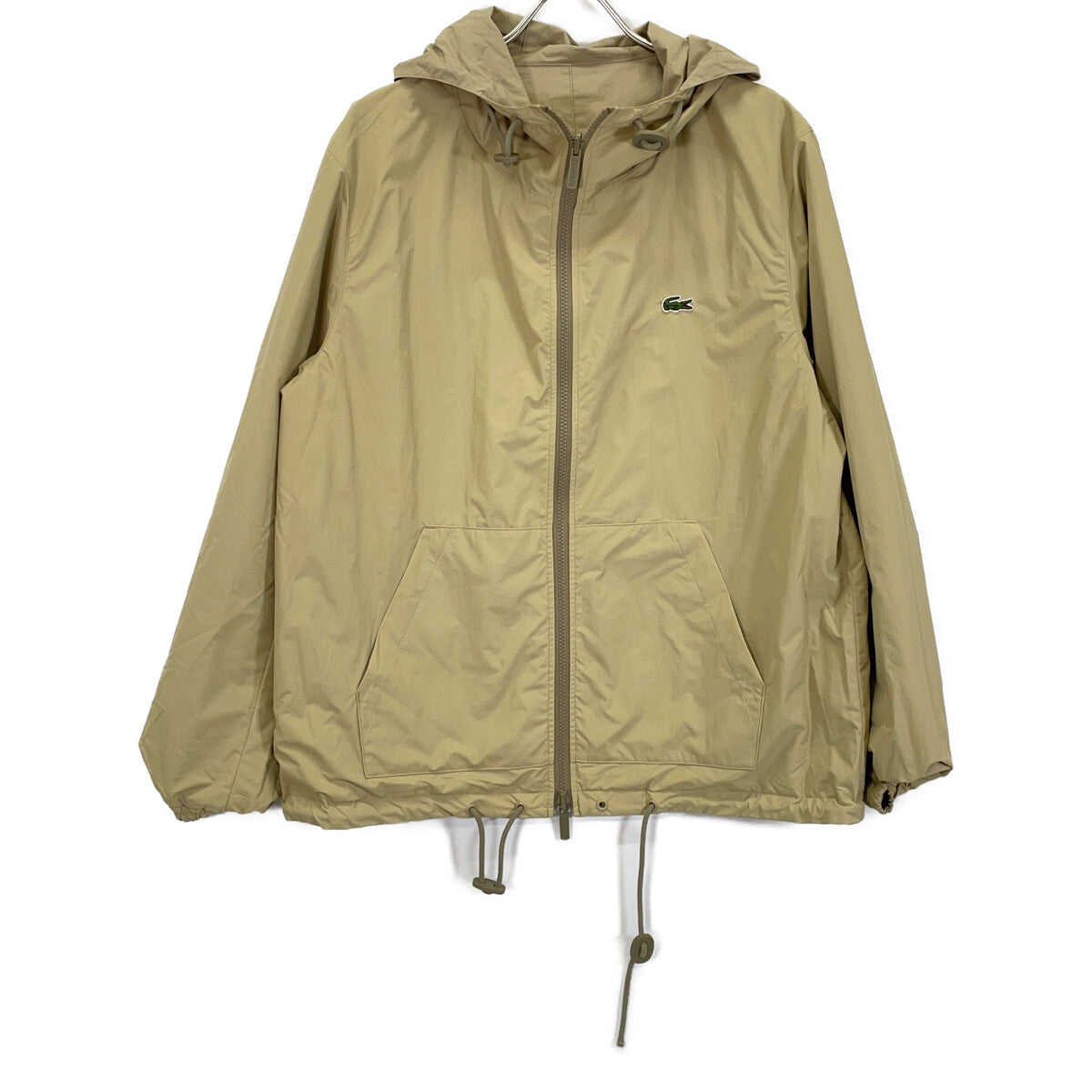 Lacoste 拉科斯特 米色 BH068LJ 双面连帽夹克 夹克