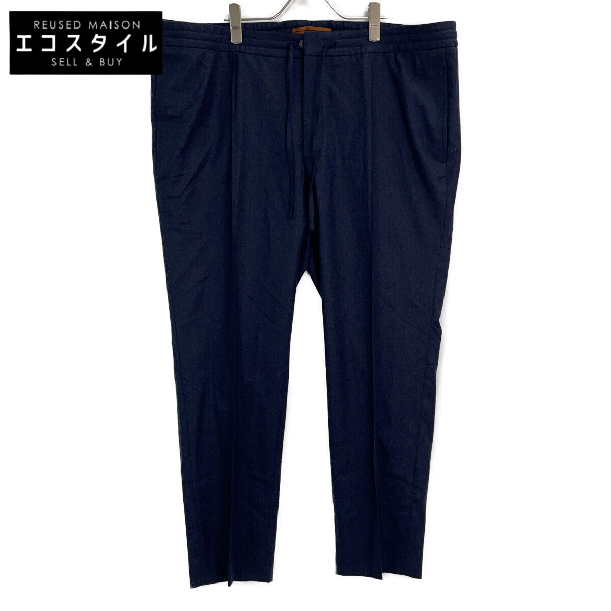 ZEGNA Zegna 74DT12 Navy Wool Pants Bottoms