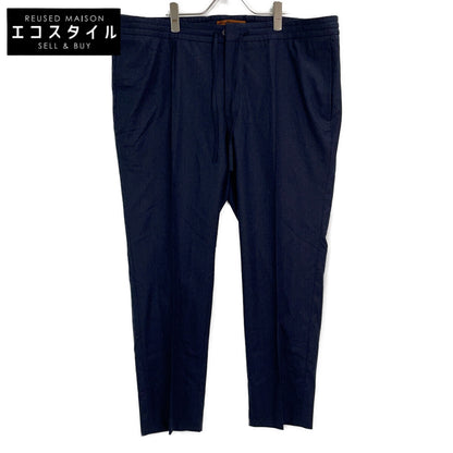 ZEGNA Zegna 74DT12 Navy Wool Pants Bottoms