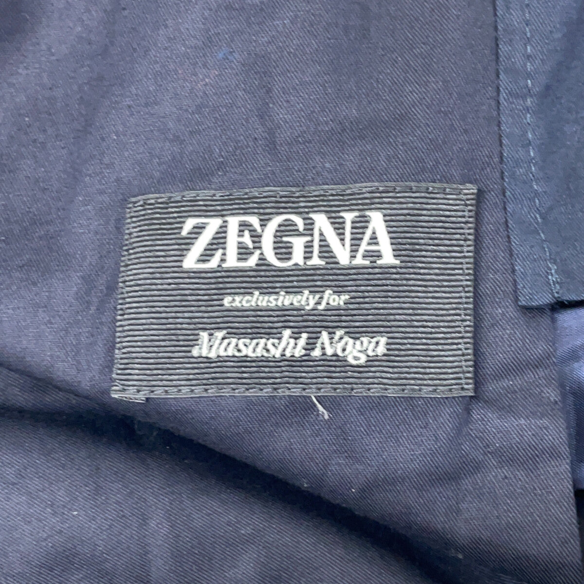 ZEGNA Zegna 74DT12 Navy Wool Pants Bottoms