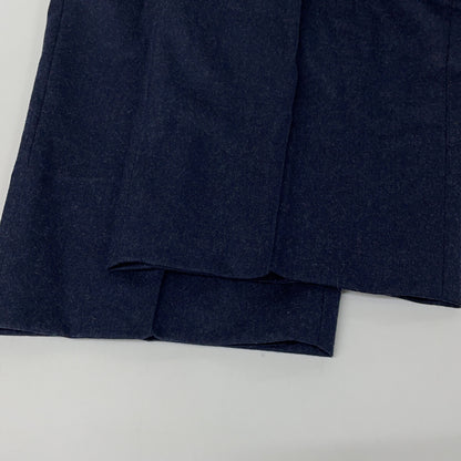 ZEGNA Zegna 74DT12 Navy Wool Pants Bottoms