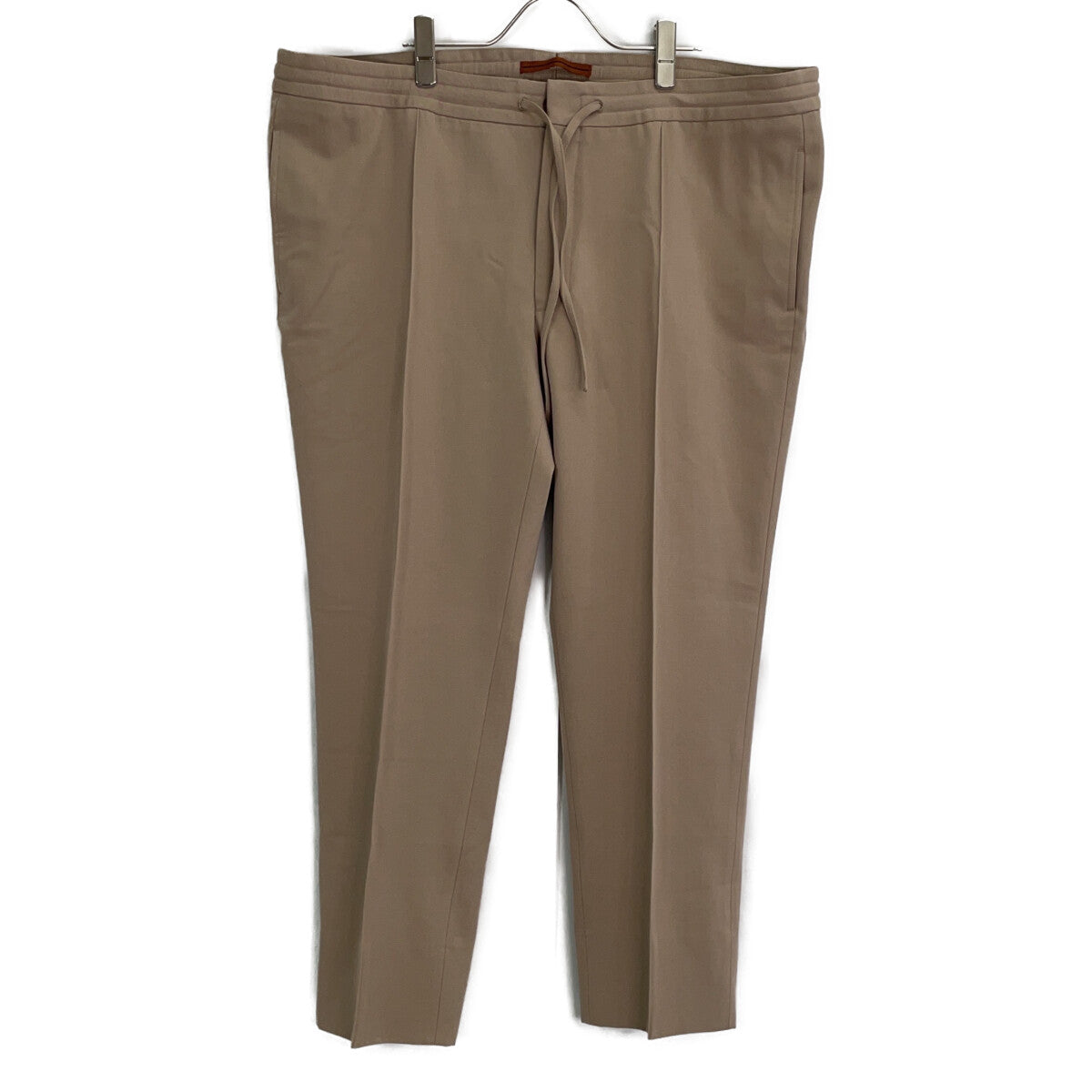 ZEGNA 74DT12 Beige Wool Cotton Trousers Bottoms