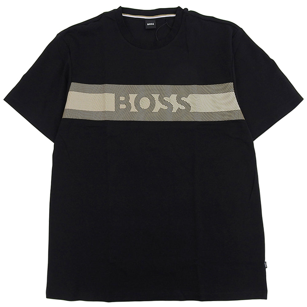 HUGO BOSS 雨果博斯 几乎全新 标志 运动衫 T恤 上衣 男士 黑色 XXL 50495687 上衣