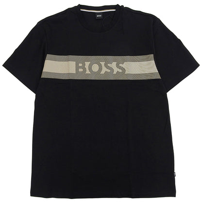 HUGO BOSS 雨果博斯 几乎全新 标志 运动衫 T恤 上衣 男士 黑色 XXL 50495687 上衣