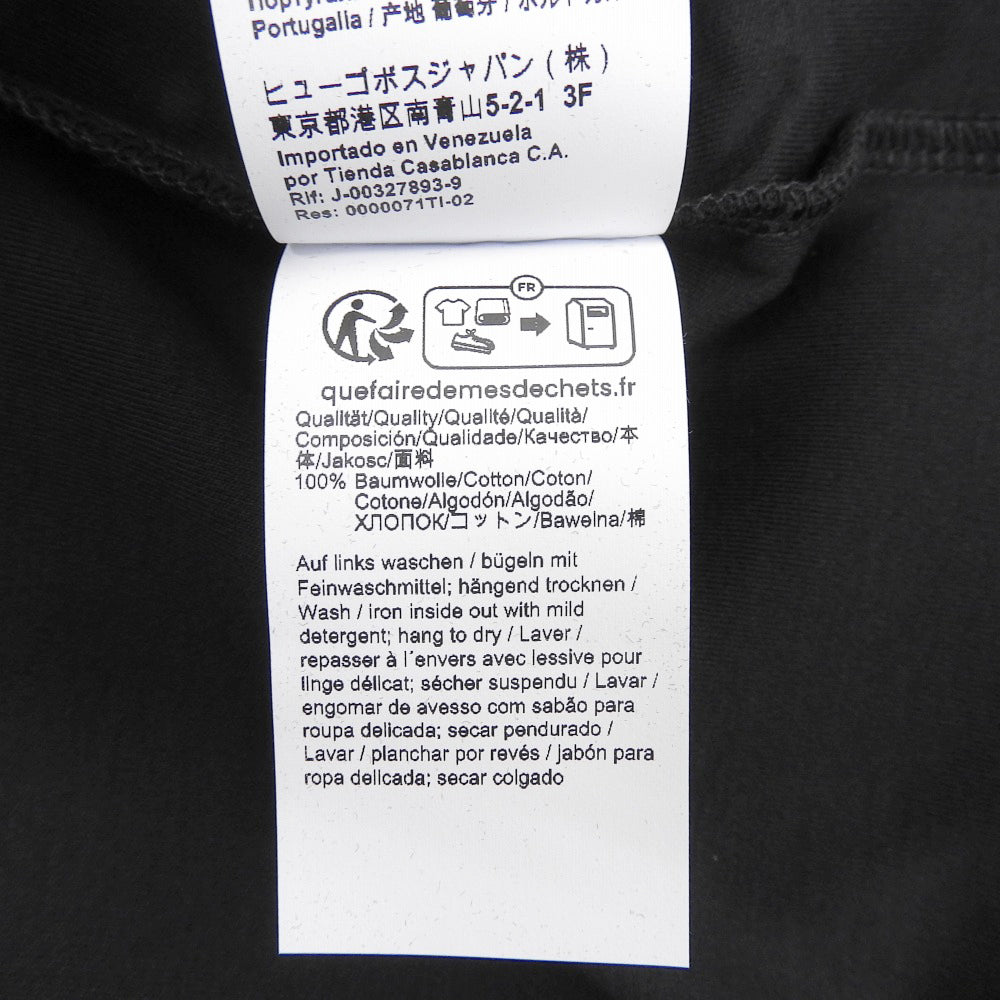 HUGO BOSS 雨果博斯 几乎全新 标志 运动衫 T恤 上衣 男士 黑色 XXL 50495687 上衣