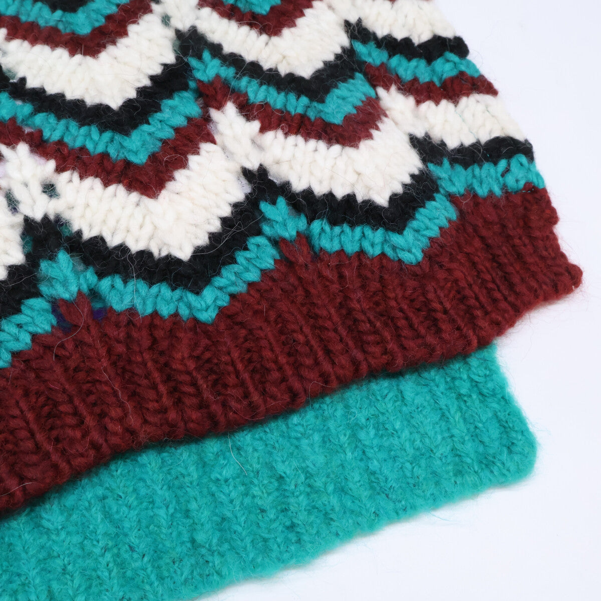 [Like New/Domestic Authorized] SCZC0027Q0 UFW031 KNIT PATCHWORK Knit Muffler Women's