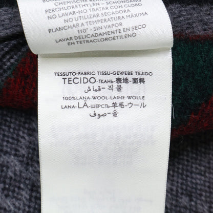 【全新/国内专柜正品】570603 GG图案 织带 流苏 羊毛 围巾 男士