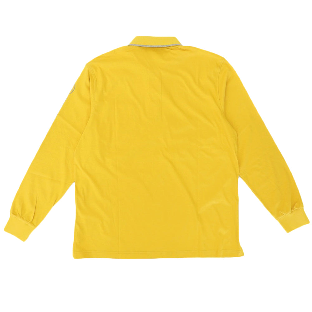 SPORT Unused Snoopy Long Sleeve Polo Shirt Golf Wear Top Men's Yellow 50 723237 104 Top 50 Men's