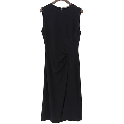 BOTTEGA VENETA Bottega Veneta Like new Japanese crepe dress women's black 38 628433 2020 collection dress