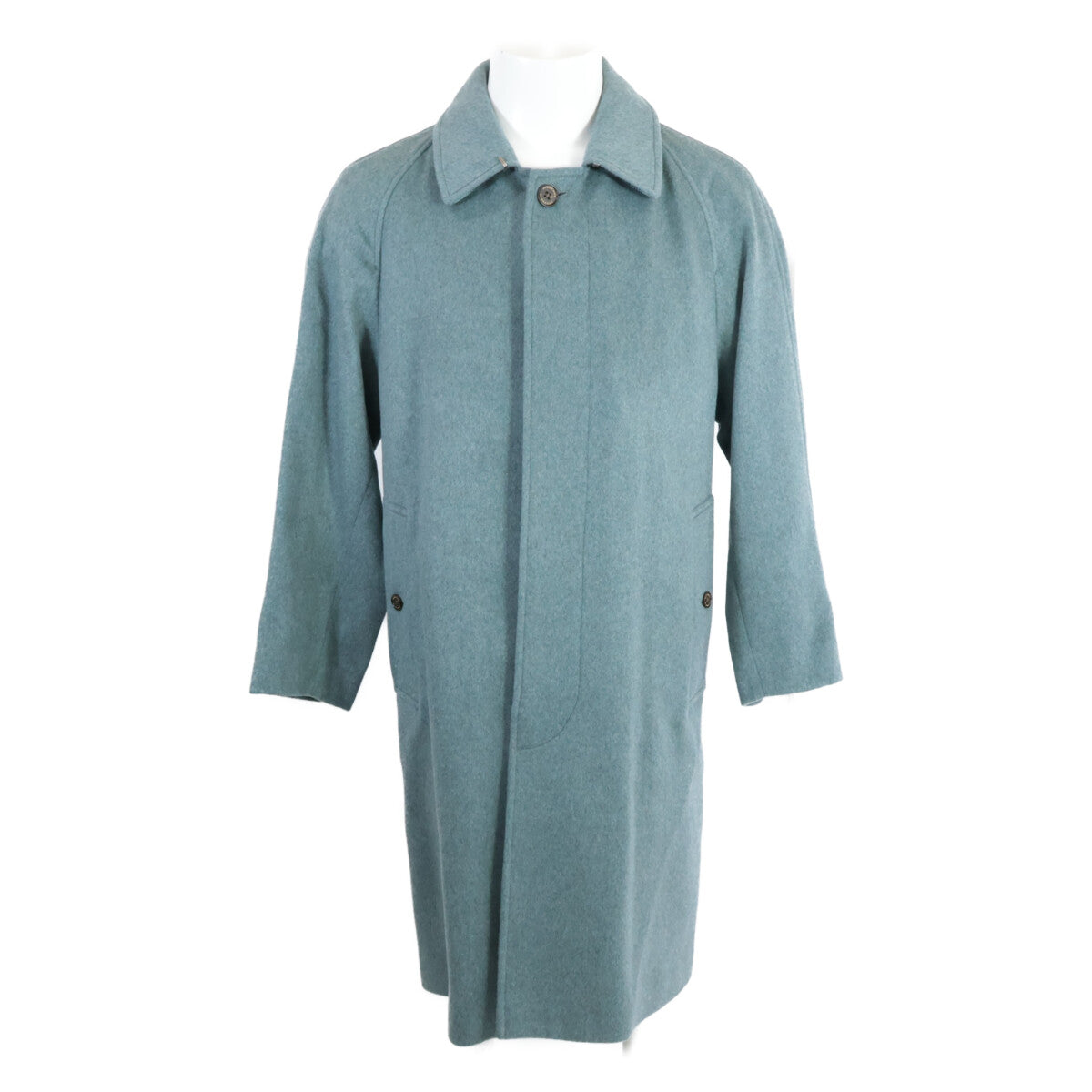 BURBERRY 【Like New/Domestic Authentic】4056805 100% Cashmere Balmacaan Coat
