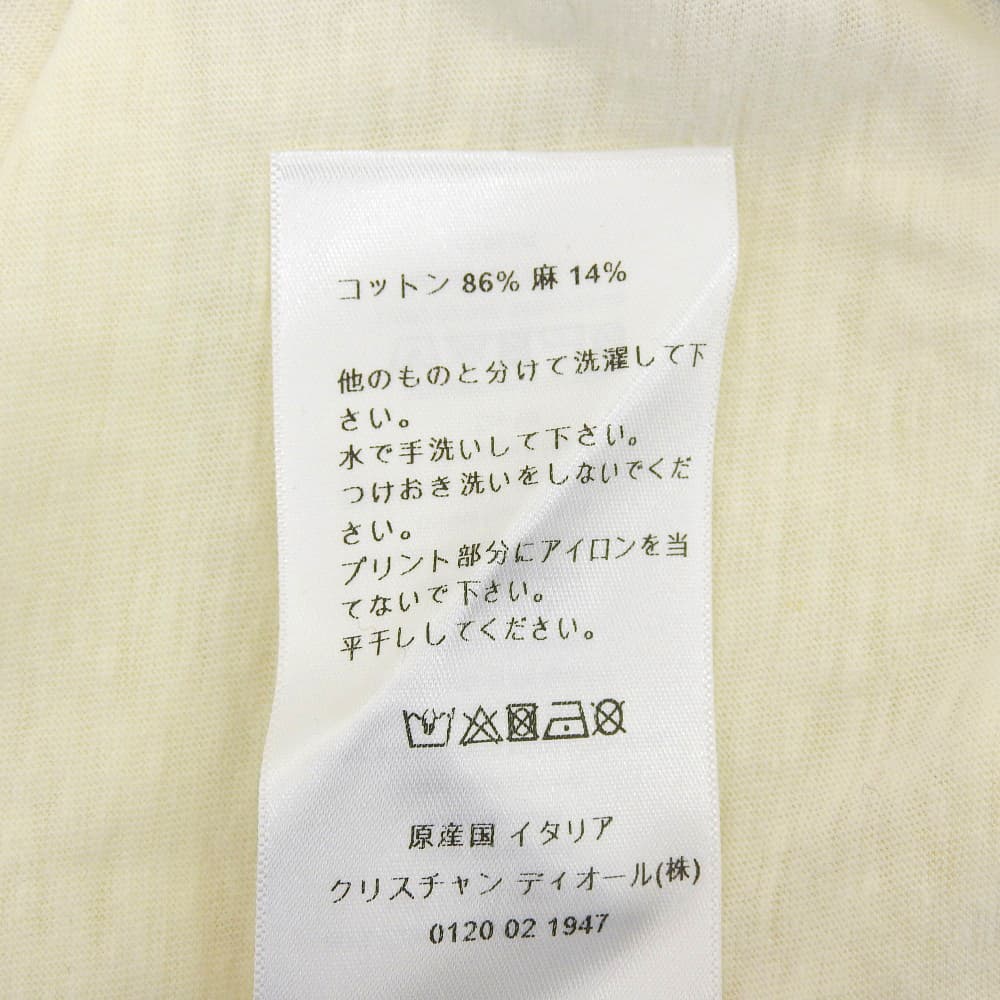 Christian Dior 迪奥 JA'DIOR 8 Logo 短袖纯棉T恤 女士 象牙白 XS 843T03TC428 上衣