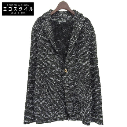 Slow Gun & Co Slow Gun Excellent Condition Wool Blend Tweed Jacket Men's Black 3 Jacket