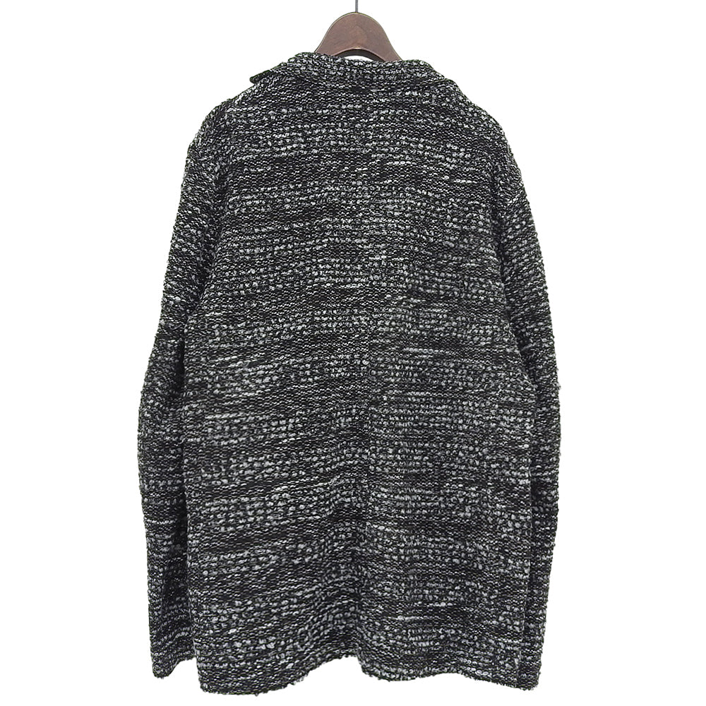 Slow Gun & Co Slow Gun Excellent Condition Wool Blend Tweed Jacket Men's Black 3 Jacket