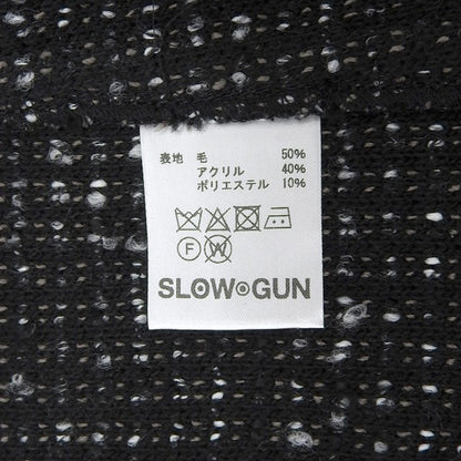 Slow Gun & Co Slow Gun Excellent Condition Wool Blend Tweed Jacket Men's Black 3 Jacket