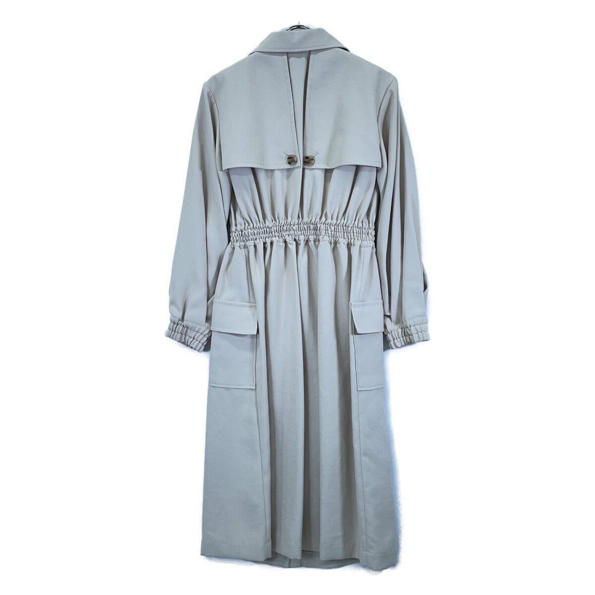 UNITED TOKYO United Tokyo 500158003 light beige big-flap trench coat coat