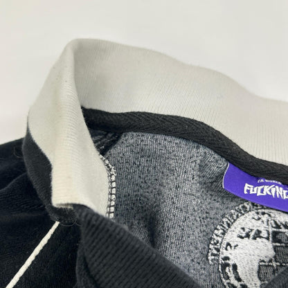 FUCKING AWESOME ファッキンオーサム ブラック ベロア Valour Soccer Jersey プルオーバー トップス