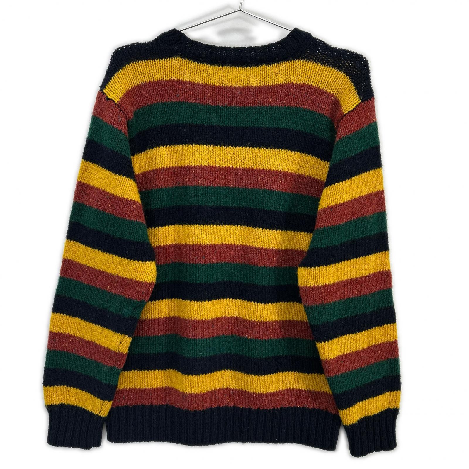 Multicolor Border Knit Top 36 Ladies