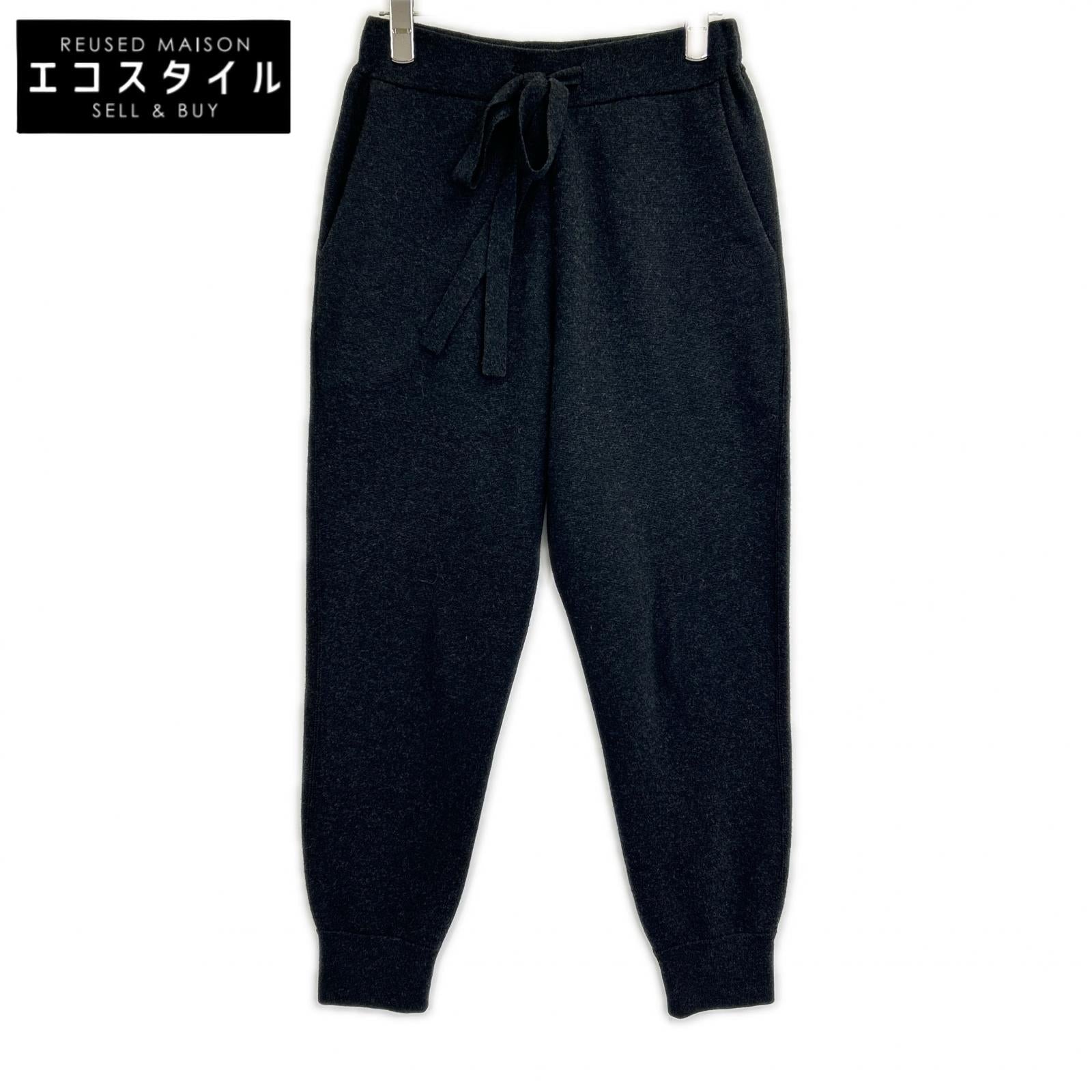DRAWER ドゥロワー 6514-105-1022 ｸﾞﾚｰ ｳｰﾙ×ｶｼﾐﾔ ﾆｯﾄﾊﾟﾝﾂ ボトムス 1 レディース