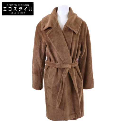 Max Mara マックスマーラ ウールｘアルパカ ベルト付 コート