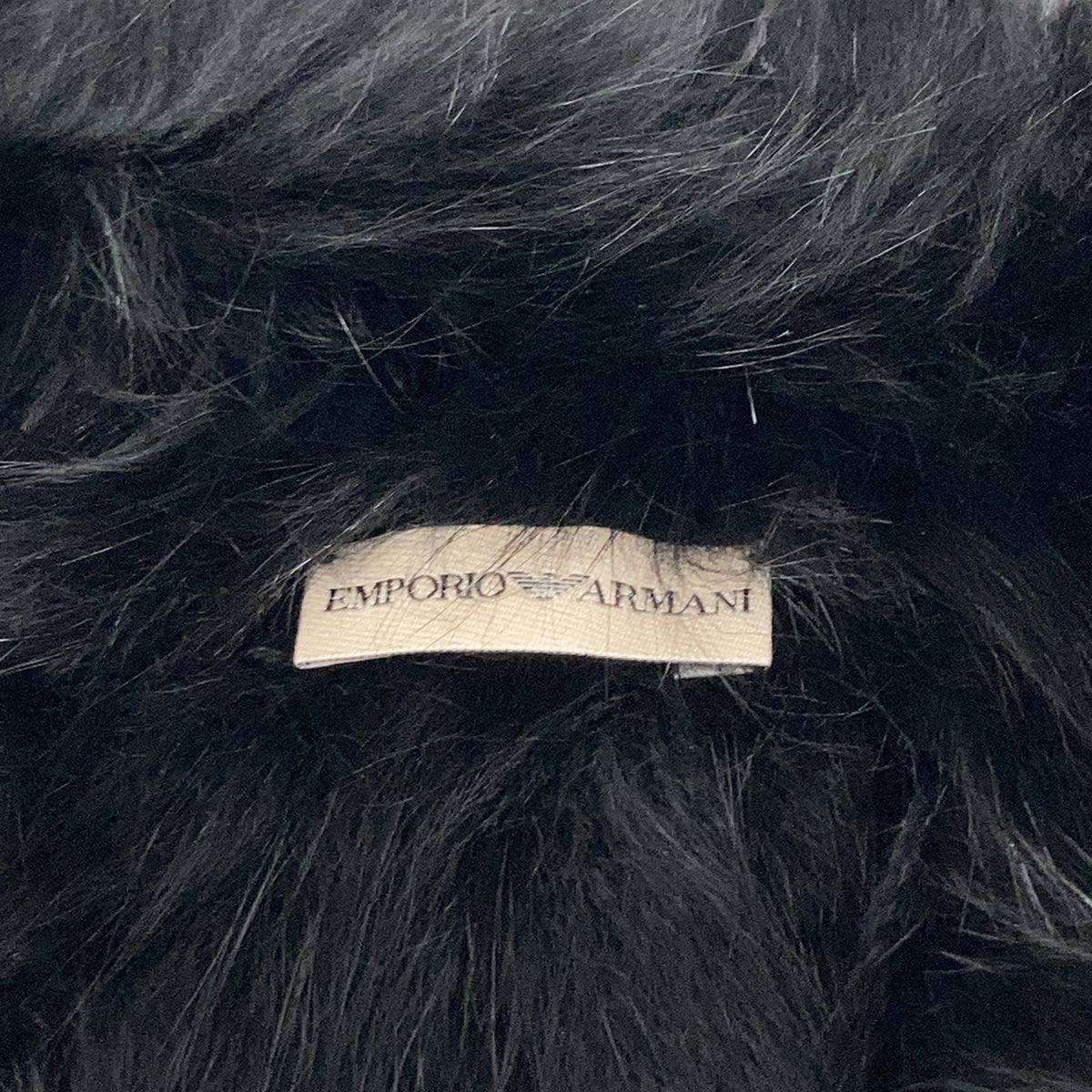 EMPORIOARMANI Black 2005 W2J82P W2P50 genuine-fur vest Vest