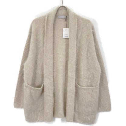 CASIMICO Cashmico Light Beige CASI-2520 100% Cashmere SAPNAA Fur Cashmere Gown Coat F