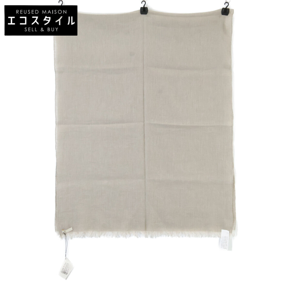 【Like New】ItoI KIYA 10IT-CL1001 Linen/Cashmere Stole 70cm x 182cm Women's