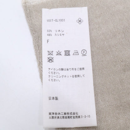 【Like New】ItoI KIYA 10IT-CL1001 Linen/Cashmere Stole 70cm x 182cm Women's