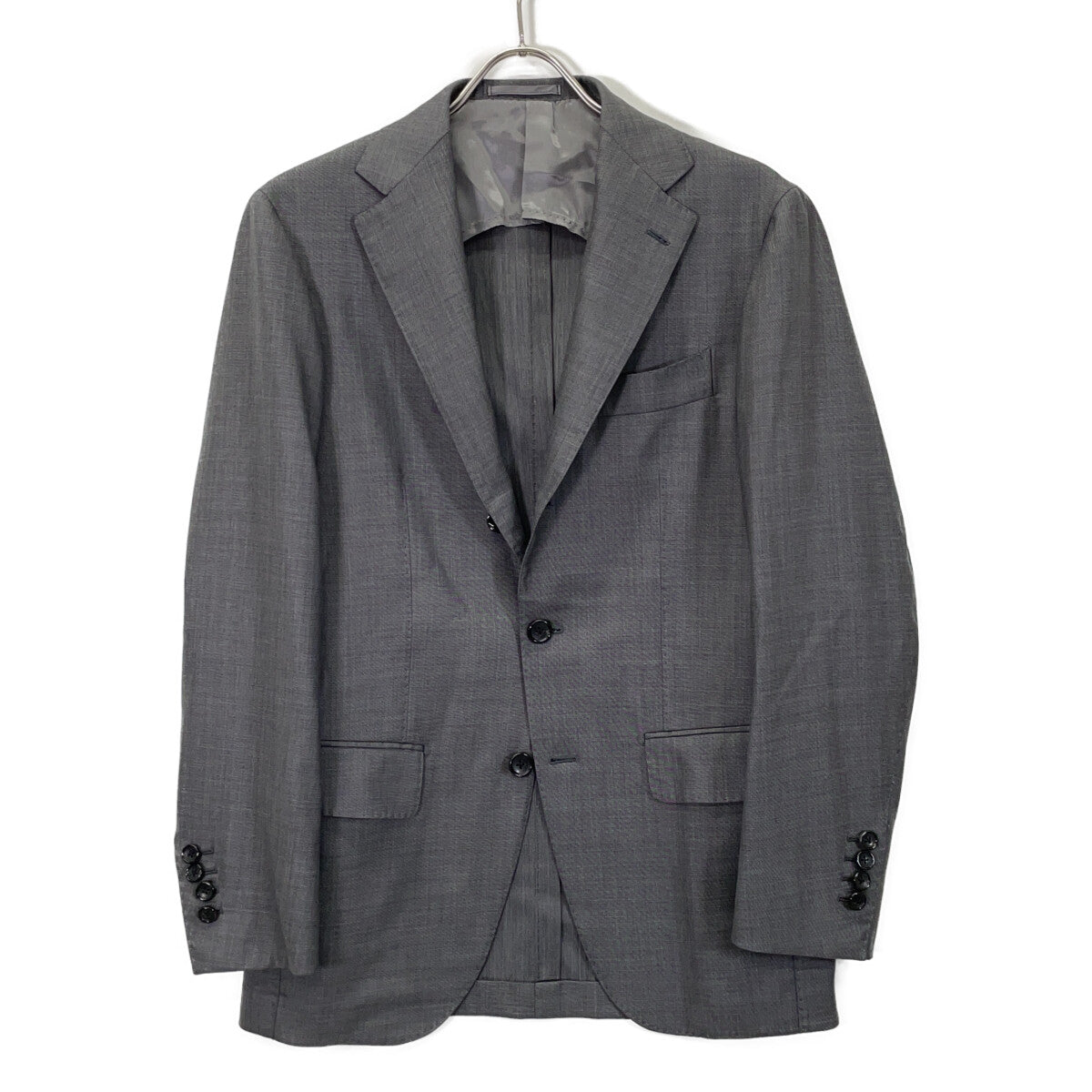 Brilla per il gusto Grey Loro Piana NOBLESSE Fabric Single 3-Roll-2 Button Suit Suit Set