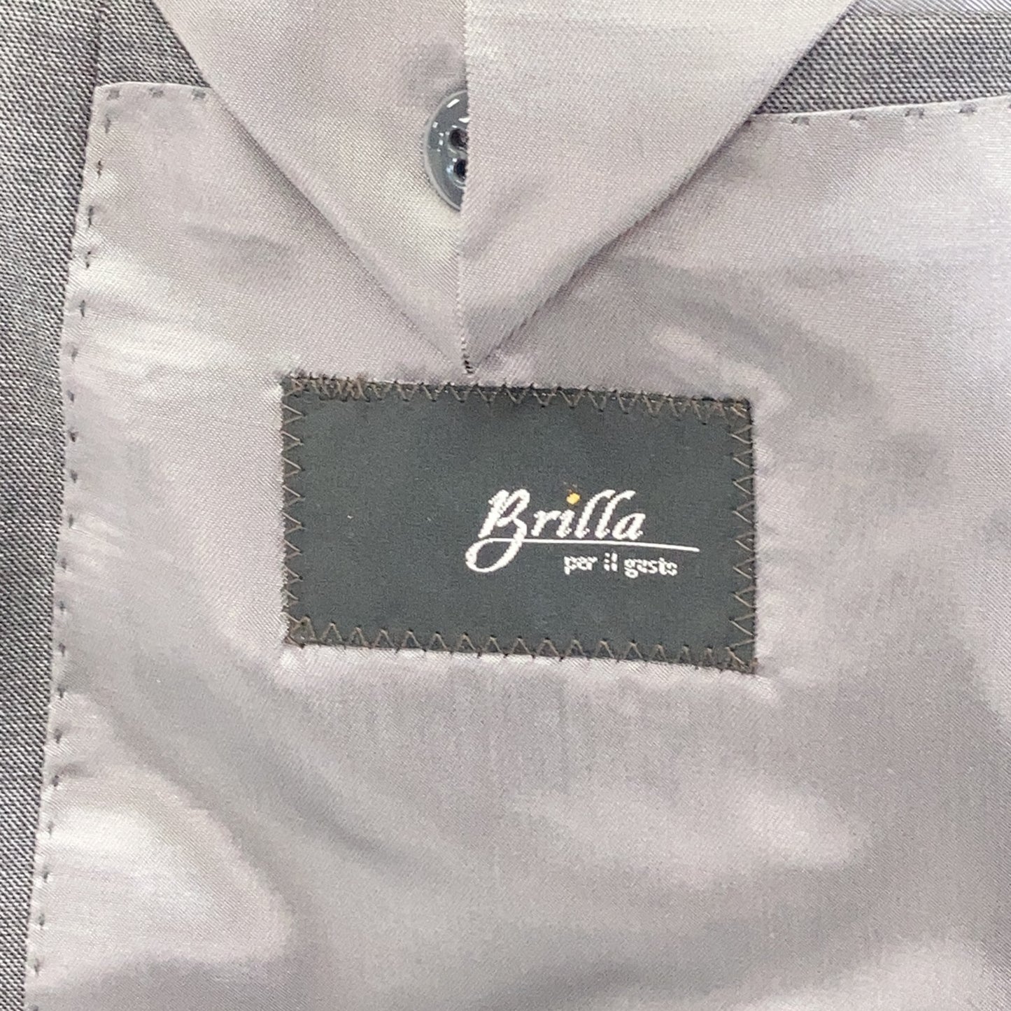 Brilla per il gusto Grey Loro Piana NOBLESSE Fabric Single 3-Roll-2 Button Suit Suit Set