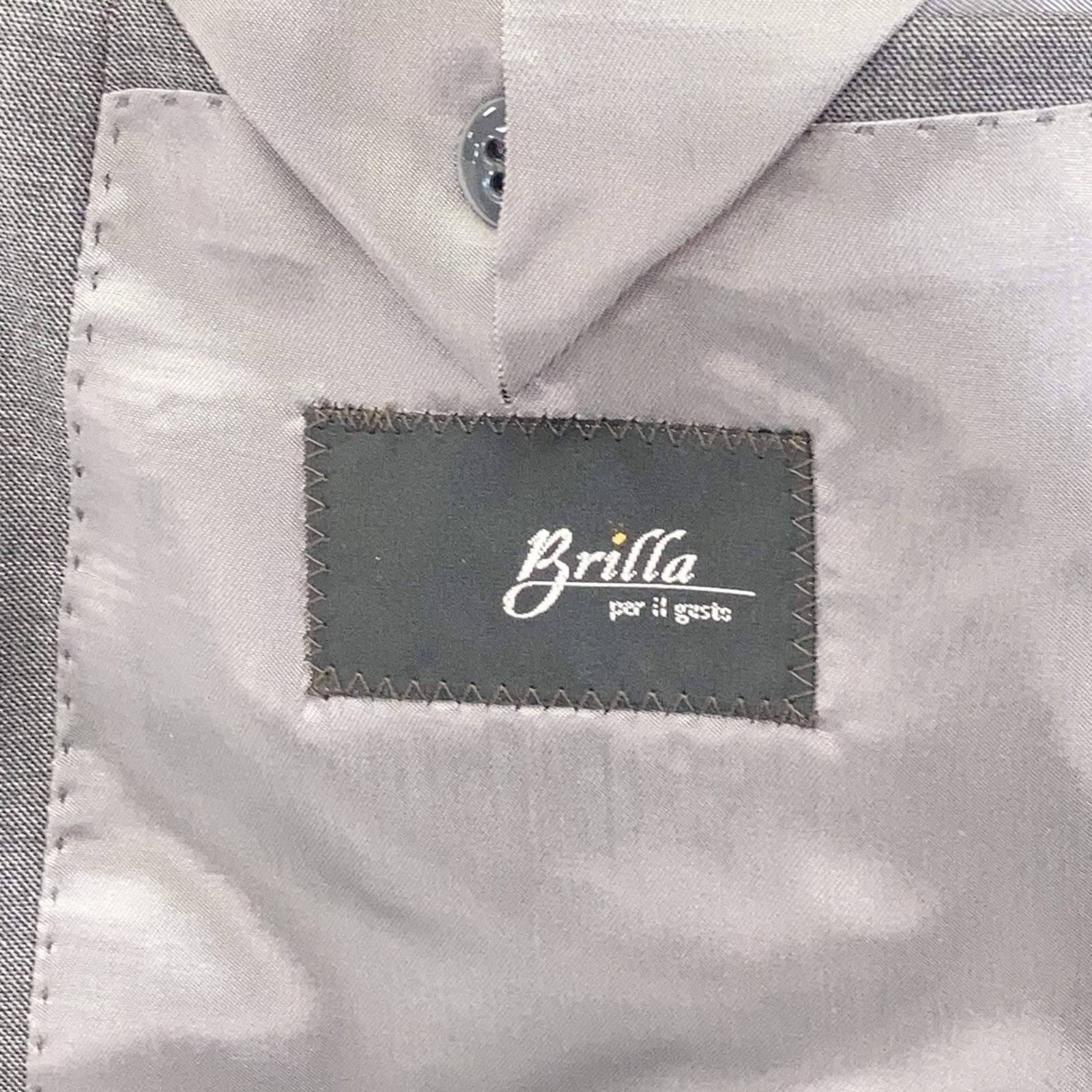 Brilla per il gusto Grey Loro Piana NOBLESSE Fabric Single 3-Roll-2 Button Suit Suit Set