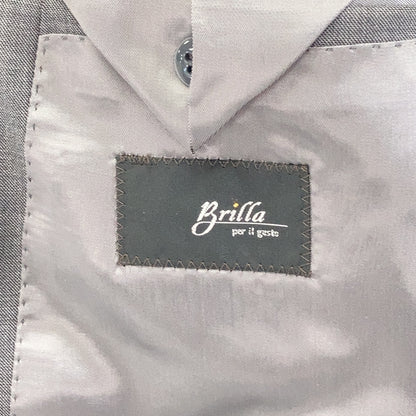 Brilla per il gusto Grey Loro Piana NOBLESSE Fabric Single 3-Roll-2 Button Suit Suit Set
