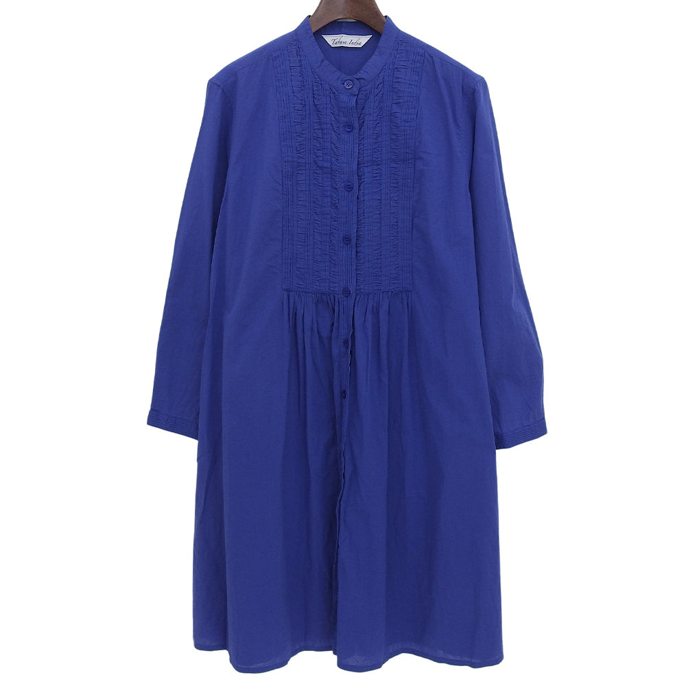 Indian Cotton Lawn Dress for Women - Blue D1744FA010 Dress - Women