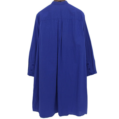Indian Cotton Lawn Dress for Women - Blue D1744FA010 Dress - Women
