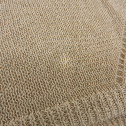 Excellent condition linen summer knit top women's beige D1751KSW003 Tops - Women's