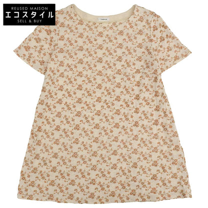 美品 小花图案 运动衫 刺绣 束腰上衣 女士 象牙色 34 G0711UAS010 上衣 34 女士