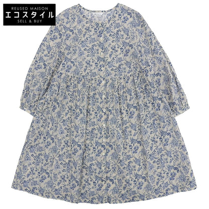 Pitchoune Pitchoune 极美品 棉质印花衬衫裙 女士 蓝色系 25SS D175AFA704 连衣裙