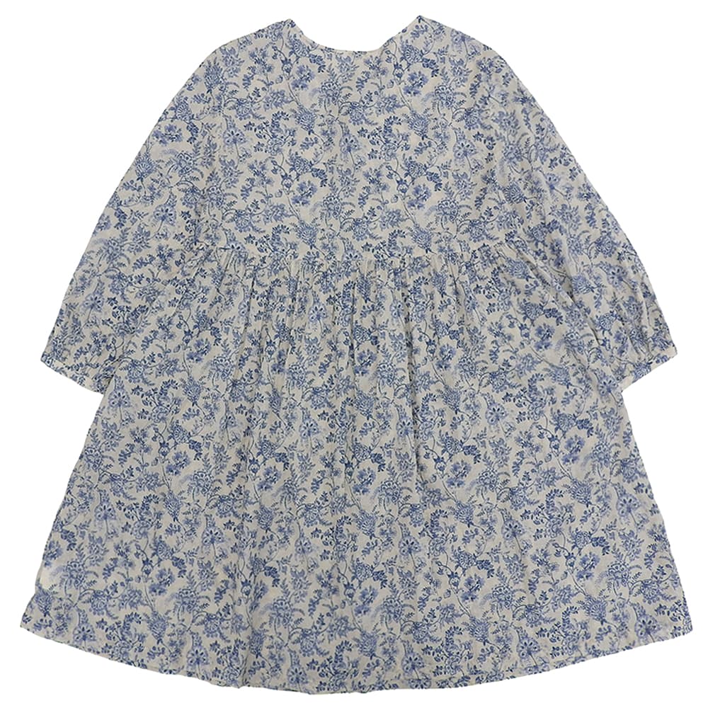 Pitchoune Pitchoune 极美品 棉质印花衬衫裙 女士 蓝色系 25SS D175AFA704 连衣裙