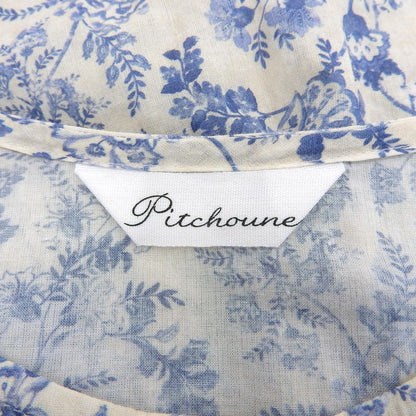 Pitchoune Pitchoune 极美品 棉质印花衬衫裙 女士 蓝色系 25SS D175AFA704 连衣裙