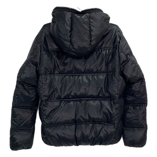 DB10AW-44002-DJ Black Nylon Swarovski Zip Down Jacket 48 Men's