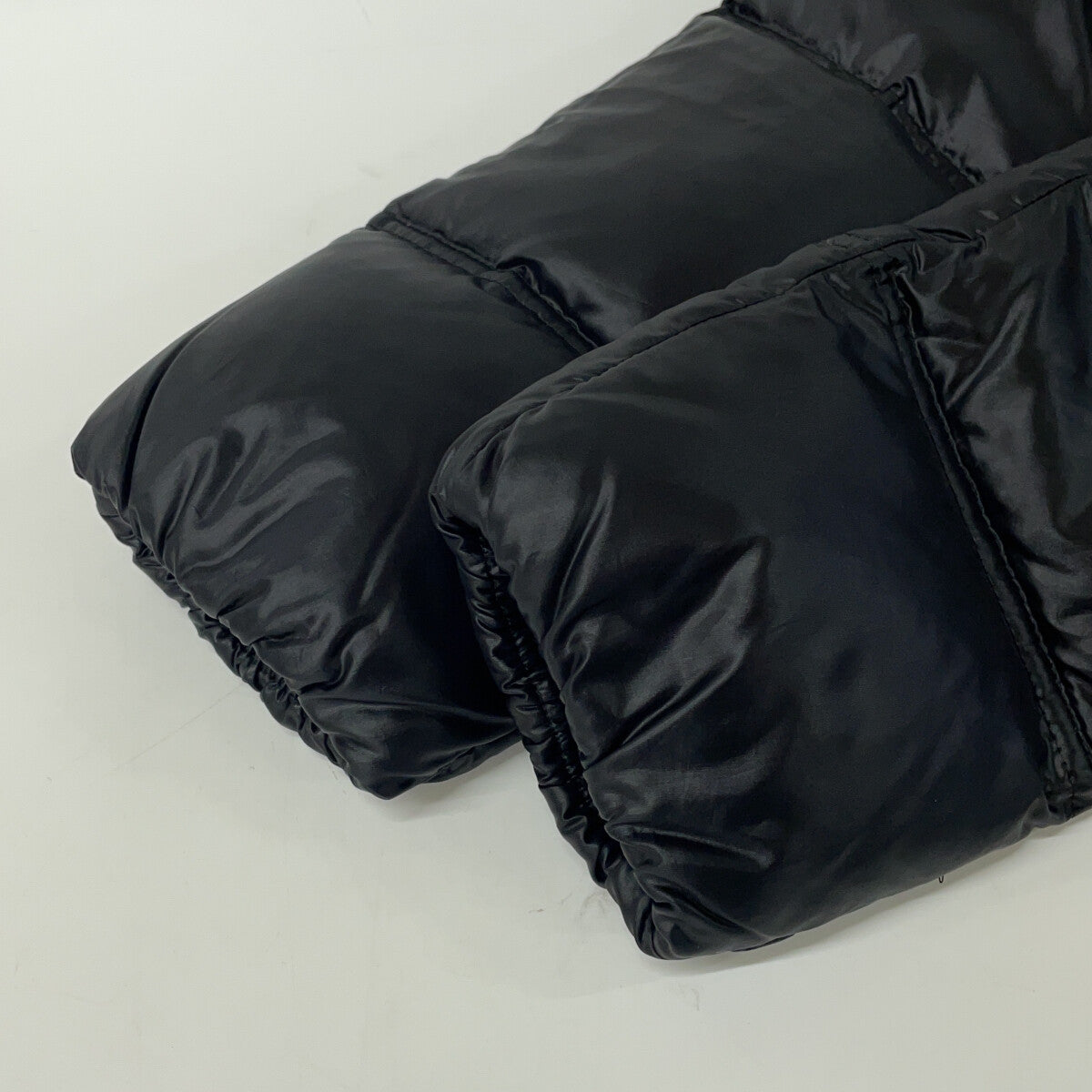 DB10AW-44002-DJ Black Nylon Swarovski Zip Down Jacket 48 Men's