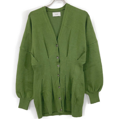 CLANE 2020 18106-2031 Green Dolman Waist Shape Cardigan CLANE Tops