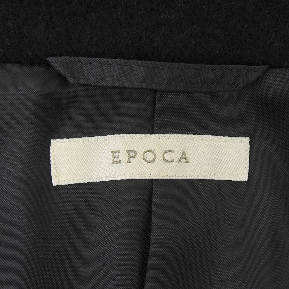 EPOCA エポカ 美品 ベルナデッタ ウールコート レディース ブラック 40 19年 コート