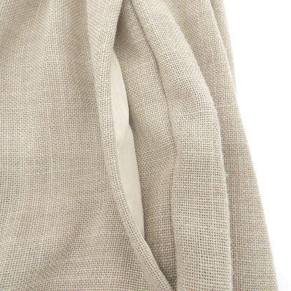 GALERIE VIE Beautiful Linen Texture Pleated Maxi Skirt Women's Beige 34 Skirt