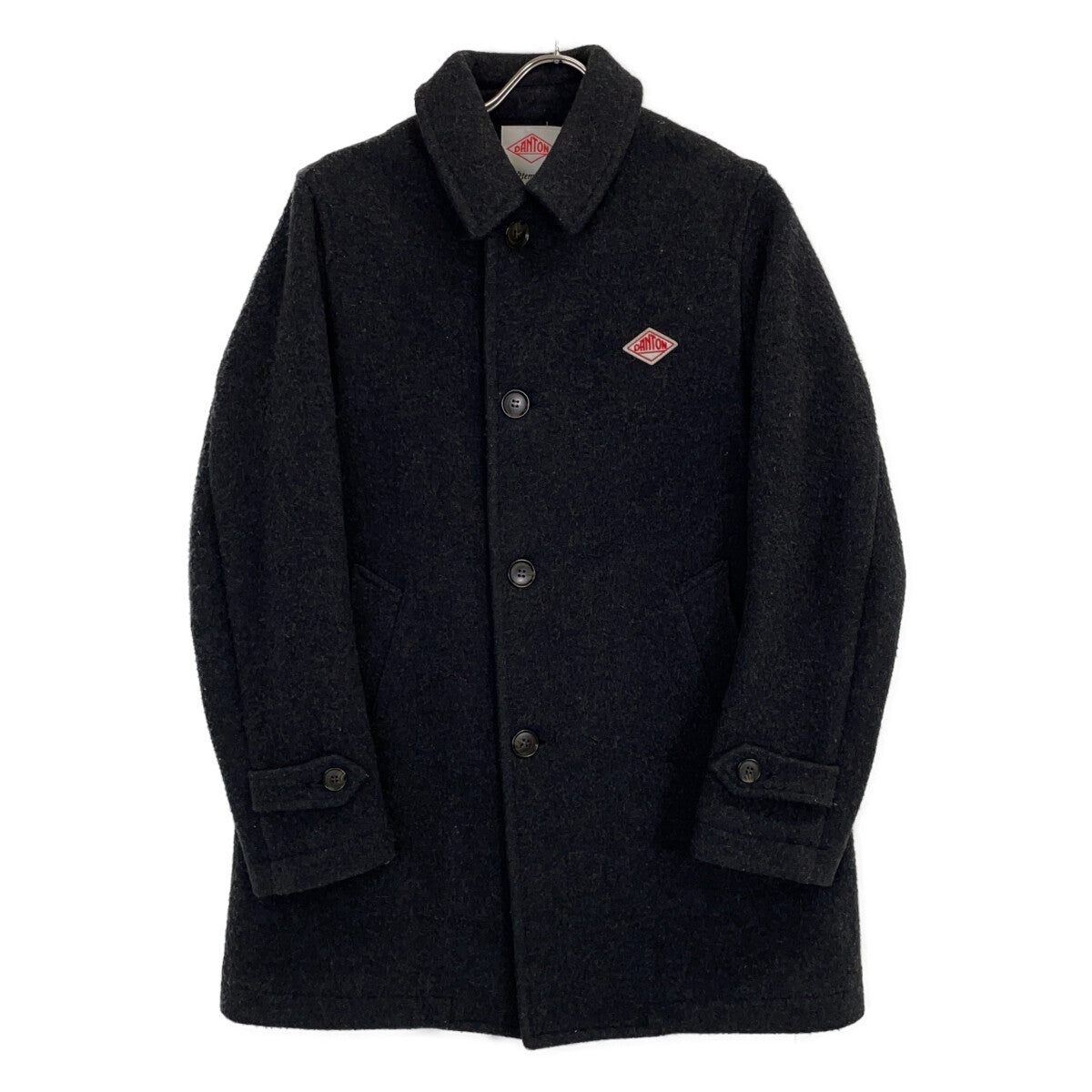 DANTON ダントン JD8534 グレー ウールモッサ シングルコート コート