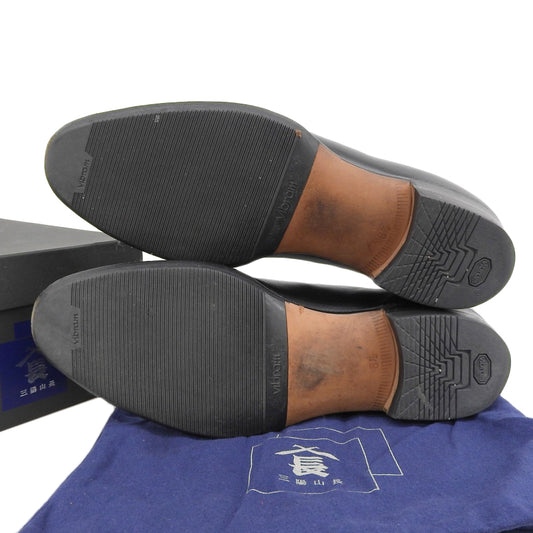Sanyo Yamacho Yuichiro Wholecut Shoes Men's Black 8 1/2 Shoes
