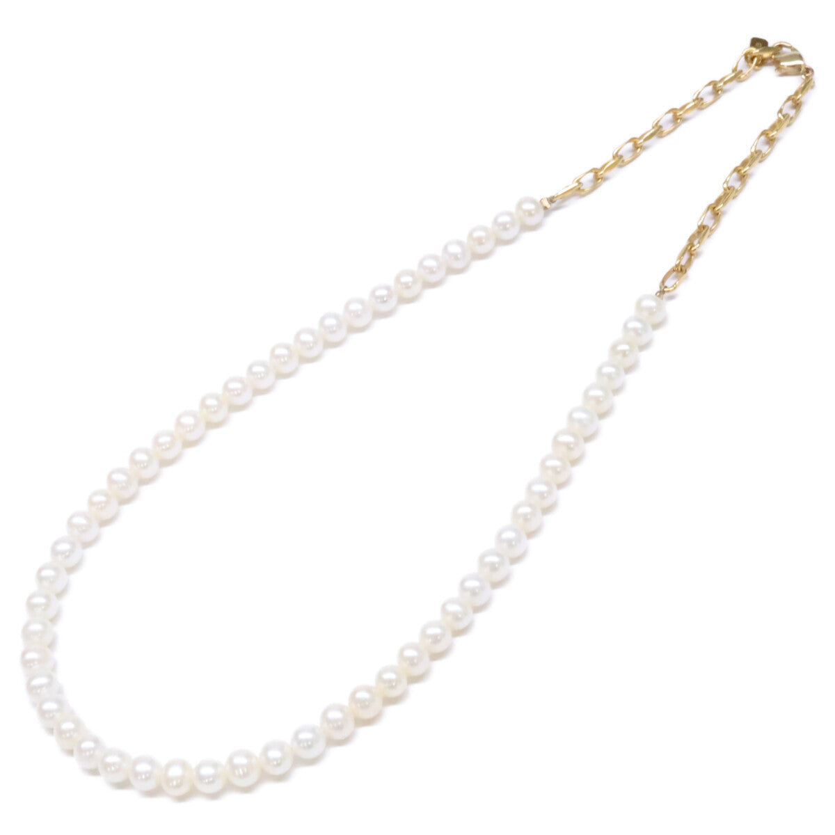 ete Ete 925 Pearl Chain Necklace